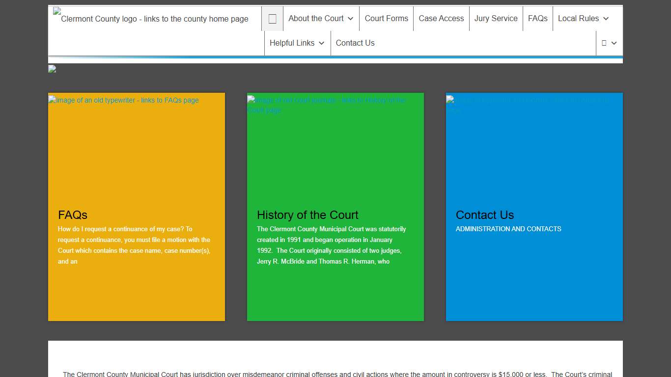 Municipal Court Clermont County, Ohio